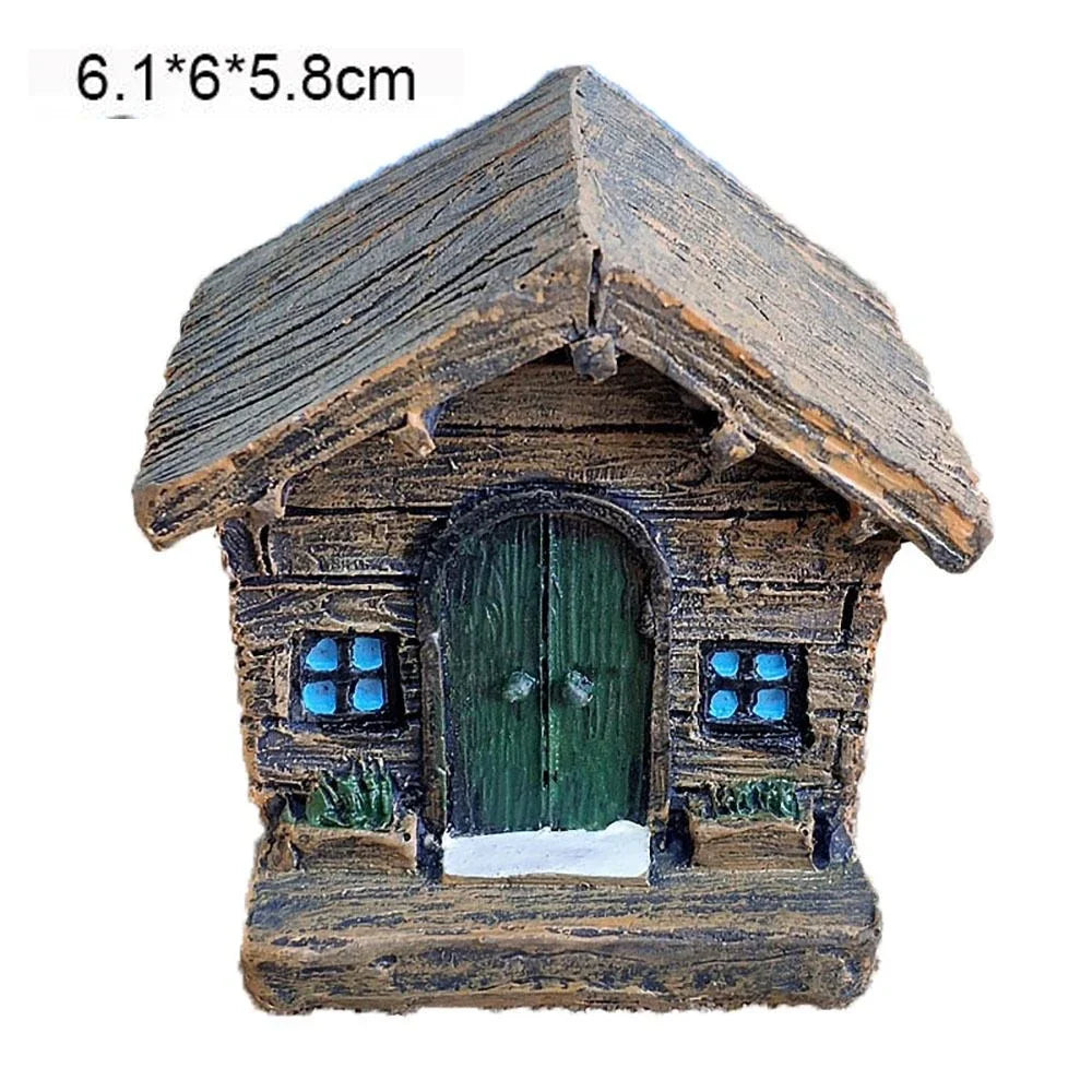 7 styles Miniatures Fairy Garden Decoration Micro Landscapes DIY Resin Craft Grassland Bridge Pool Accessories