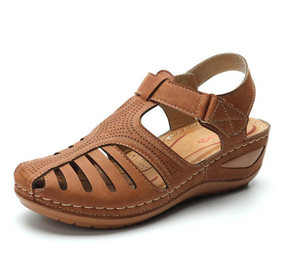 Sandals Shoes Women Summer Soft Women's Sandals Retro Shoes Woman Wedge Women's Shoes Breathable Footwear Female Sandal Women