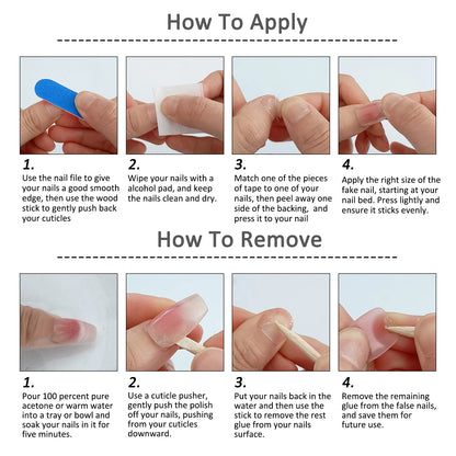 24Pcs Metallic Cat Eye French Sheer Manicure Tip Art Textured 3D Acrylic False Nails Nude Pink Almond Medium Press on Fake Nails