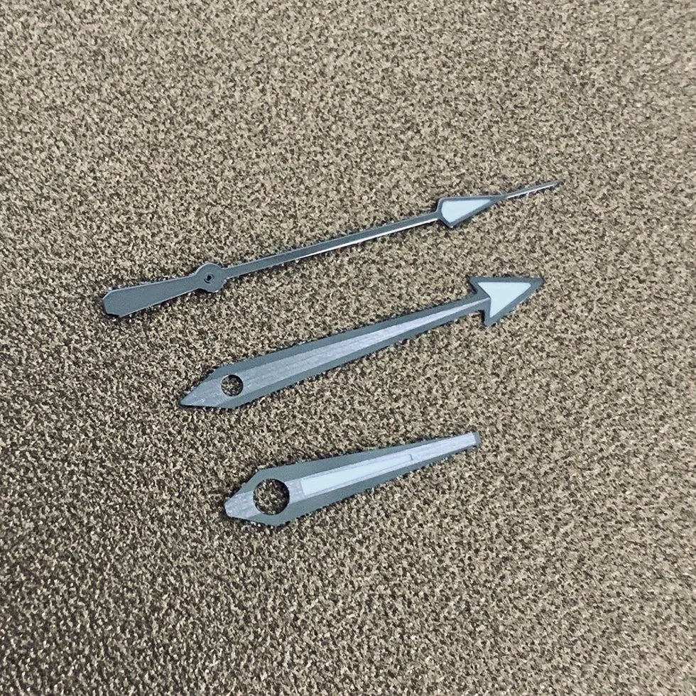 Blue Luminous Watch Hands Coloured Seconds Hand Set Retrofit Watch Accessories Three Hands for NH35/NH36/4R/7S Movement