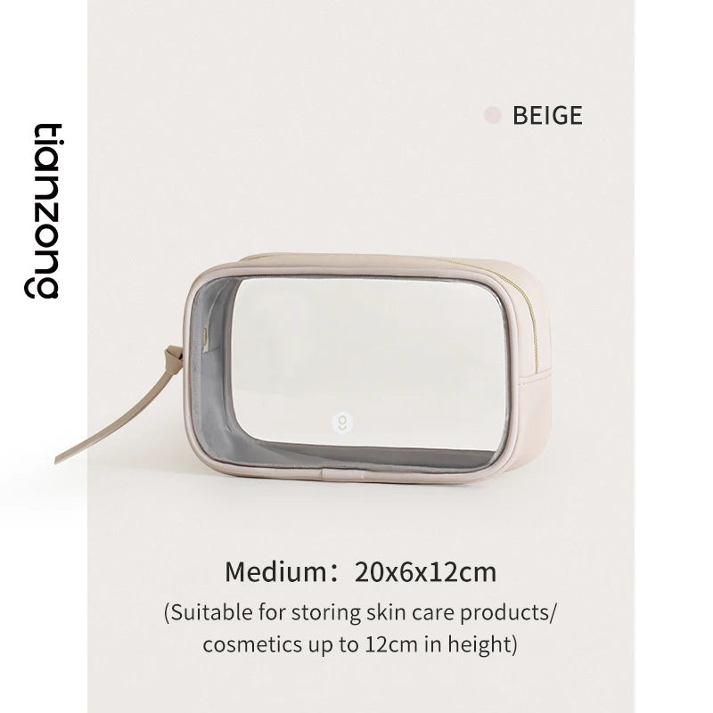 Tianzong Toiletry Bag Portable Travel Business Trip Cosmetics Cosmetics Bag Waterproof Transparent Cosmetic Bag