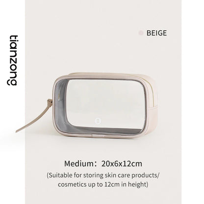 Tianzong Toiletry Bag Portable Travel Business Trip Cosmetics Cosmetics Bag Waterproof Transparent Cosmetic Bag