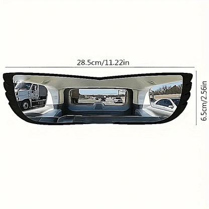Car ultra wide angle interior rearview mirror large field of view auxiliary mirror reflective mirror borderless reversing mirror