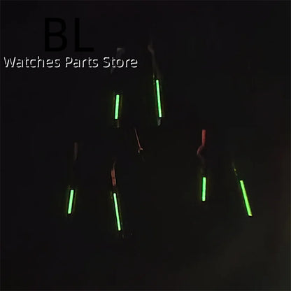 BLIGER 24.5mm Watch Dial Hand Set Sunburst Gray Rose White Mother Pearl Dial Roman Diamond Index Fit NH05 Movement Women Watches