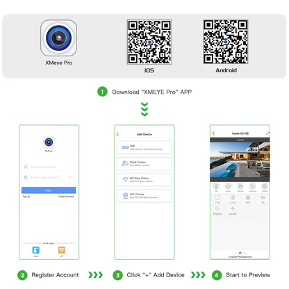 XMeye 6MP 8MP 3.6mm Security POE Audio Red&Blue Warning Lights Onvif Video Surveillance Security