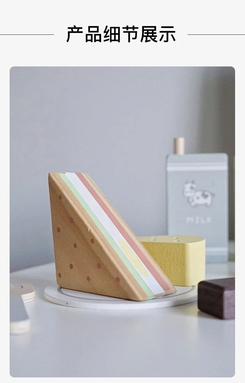 Educational Toys Simulation Medical Tool Medical Storage Bag Nurse Accessories Set Toy Gift for Kids Wooden Pretend Play Doctor