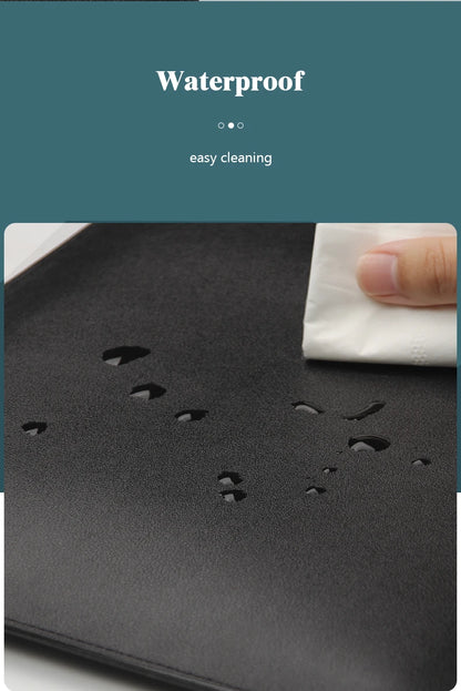 Laptop Bag, 13/13.3/14/15/15.4/15.6/16 Inch, Notebook Computer Mouse Pad, Pu Leather Bladder Bag, Computer Bag Accessories