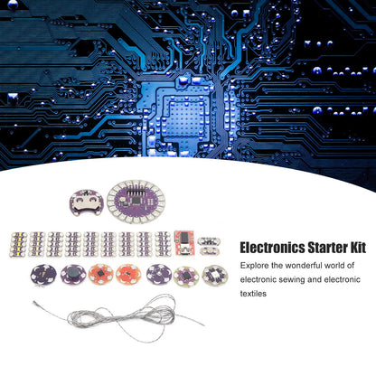 Complete Starter Kit Electronics Starter Kit Electronics Starter Kit Conductive Thread Set Development Board Industrial Supplies