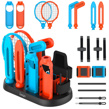 All In One for Switch 2 Sports Game Accessories Kit for Switch 2 Set Storage Stand for N-S 2