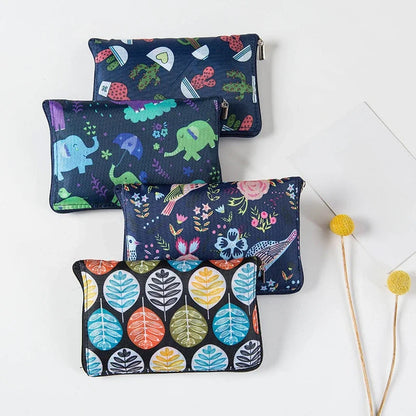 Waterproof Printing Reusable Shopping Bag Tote Bags Fashion Eco Friendly Shopping Bag Foldable Zipper Women's Handbags