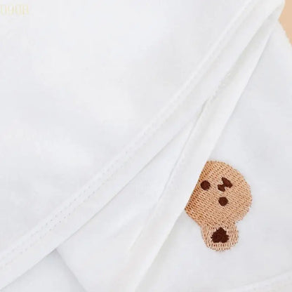 090B Breathable and Lightweight Hooded Towel for Baby Bathrobe Wearable Blanket