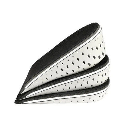 Height Increase Half Shoe Insoles Heel Insert Sports Shoes Pad Cushion Arch Support Unisex 2-5 CM Invisible Heighten Sole Insole