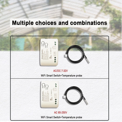 WiFi Smart Temperature Switch Ewelink Controller 2000W Intelligent Thermostat With Energy Consumption Monitor Work With Alexa