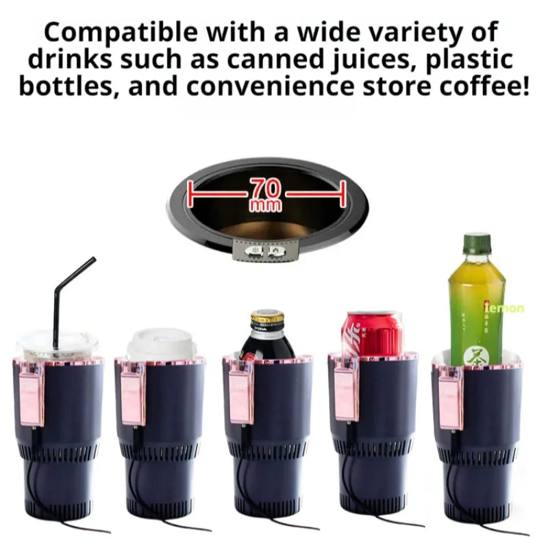 Car Hot Cold Cup Smart Quick Cooling Cup Warm Milk Cup Car Heater Car Hot Cold Cup Heater