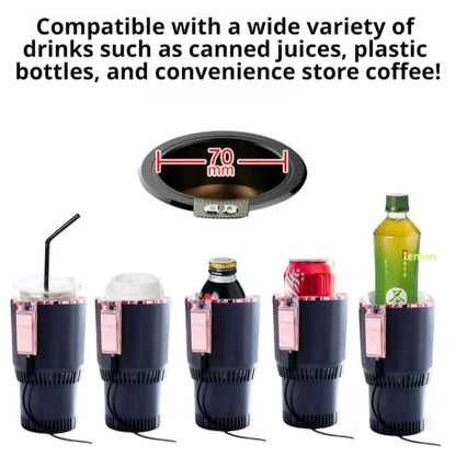 Car Hot Cold Cup Smart Quick Cooling Cup Warm Milk Cup Car Heater Car Hot Cold Cup Heater