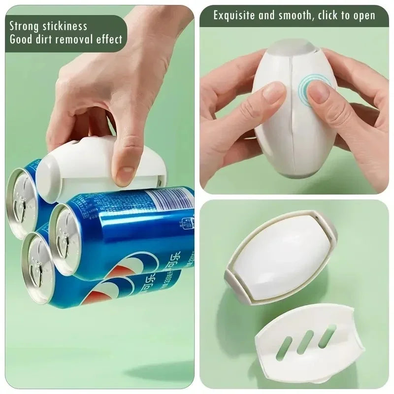 1Pc  Manual Lint Roller - Reusable & Washable Pet Hair Remover, Powerful Dust Cleaning with Durable , Lint Remover