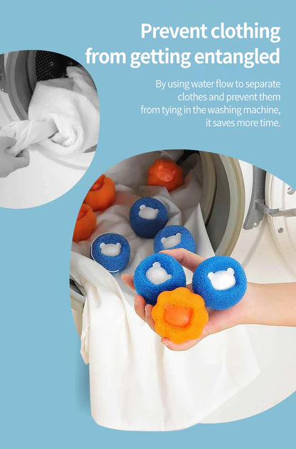 Laundry Balls Pet Hair Remover Reusable Washing Machine Lint Catcher Clothes Fluff Fur Cleaner Home Cleaning Tools