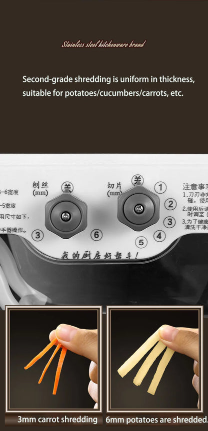 Multifunctional Lemon Grater Vegetable Slicer With Basket,Fruit Potato Chopper Carrot Cutter Slicer Kitchen Accessories