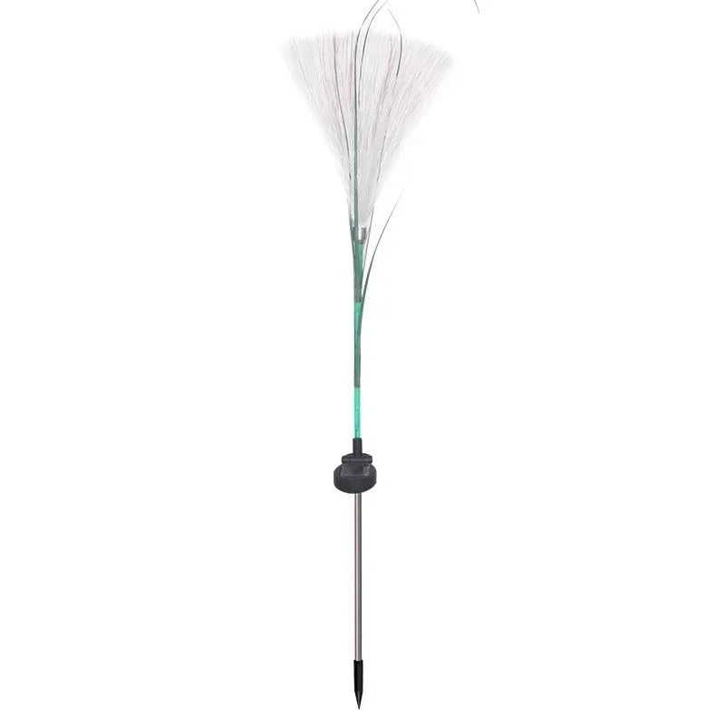 3 Heads Solar Lights Outdoor Decorative Solar Garden Lights tulips Flower Lawn Lamp for Yard Patio Garden Decor