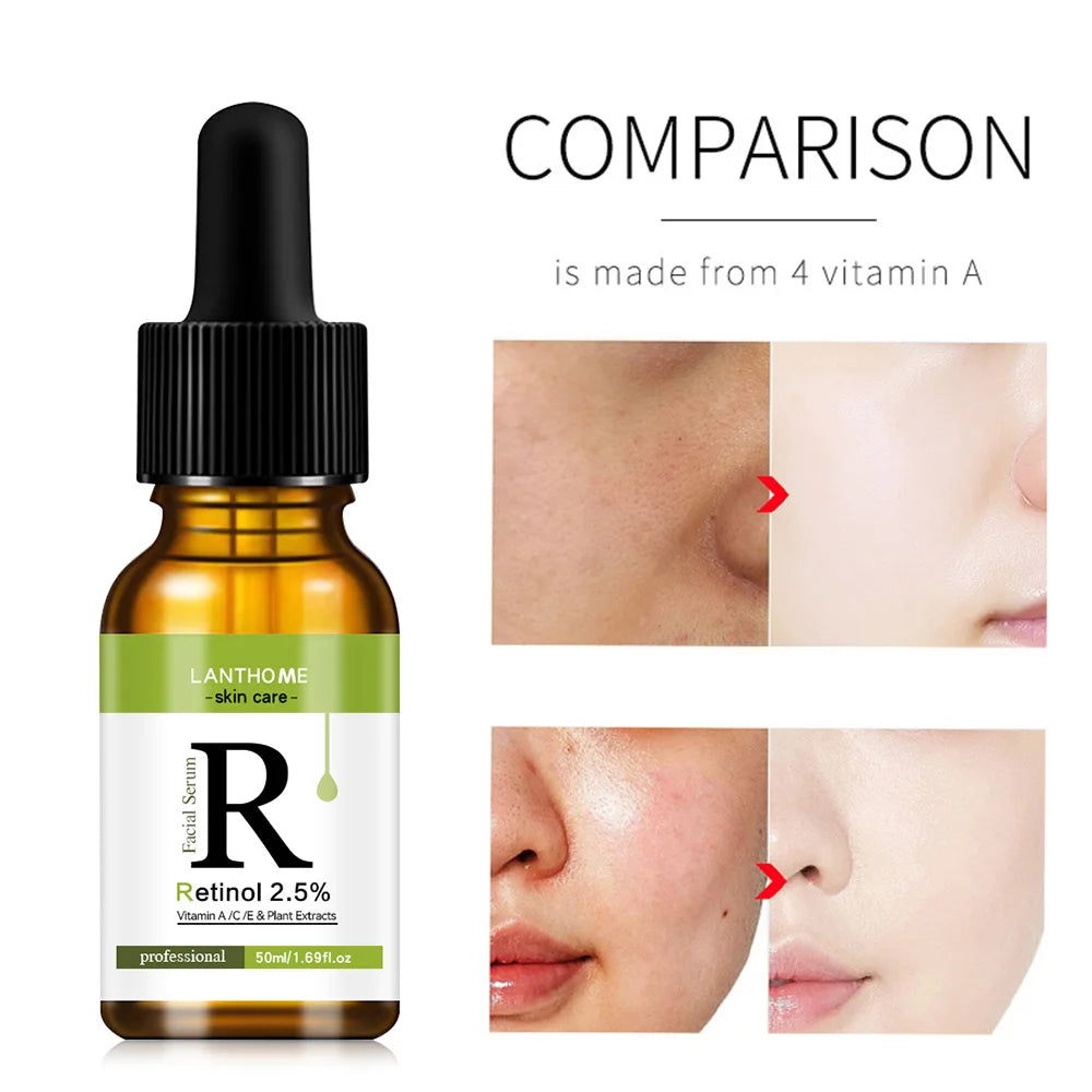 Retinol Aging Removes Wrinkles Serum Pore Shrinking Serum Whitening Moisturizing Serum Pigment Spots Remove Face Firming Oil