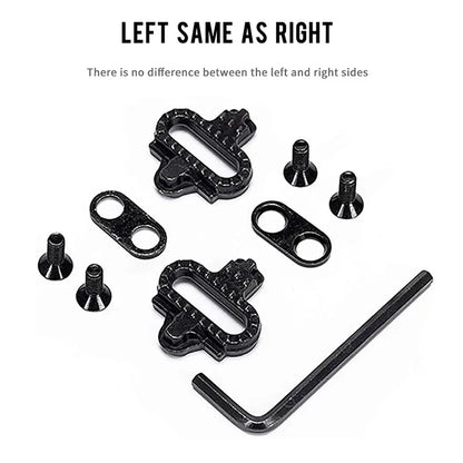 BUCKLOS Bike Pedal Cleat Fit Shimano SPD Bike Pedal Cleat for LOOK KEO/SPD-SL/LOOK Delta/SPD MTB Road Bicycle Cycle Shoes Cleats