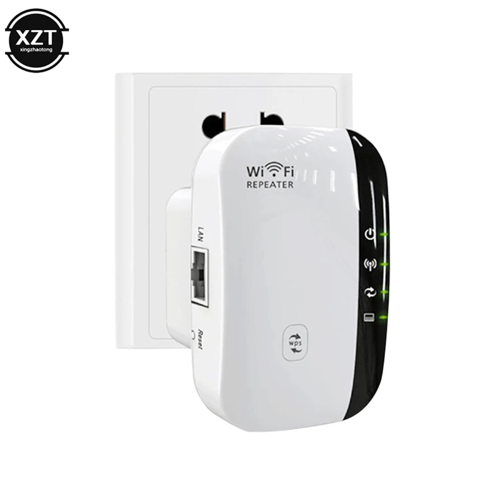 Wireless WiFi Repeater 300Mbps WiFi Extender Amplifier Booster Router 802.11N WPS Long Range Signal Amplification Extension