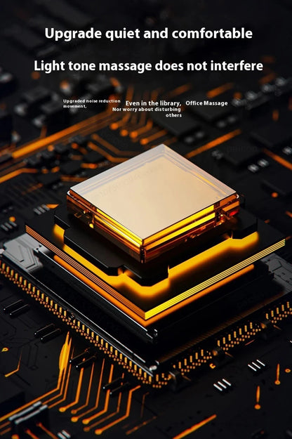 Portable Deep Tissue Massage Gun with U-Shaped Handle for Neck Back Shoulder Leg Pain Relief Home Gym Travel Use