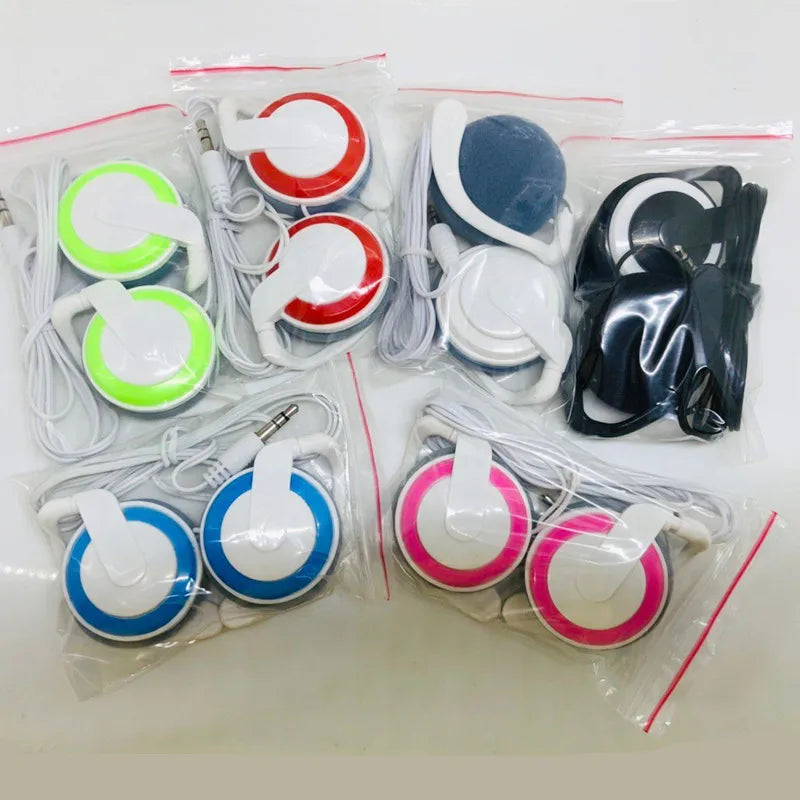 Fashionable Q50 Simple Ear Hook Headset Game Headset Music Headset Running Sports Wired Headset for MP3 4 Phone Computers