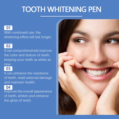 Teeth Whitening Gel Pen Dental Whitener Remove Stains Reduce Yellowing Teeth Gums Treatment Fresh Breath Tooth Brightening Serum