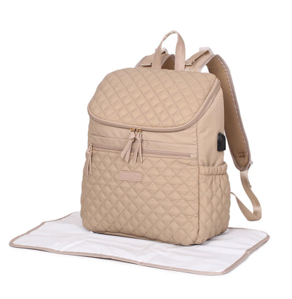 Diaper Bag Backpack,Waterproof Baby Diaper Bag with Changing Pad Converts into Baby Tote Bag Diaper Backpack Stroller Bag and Cr