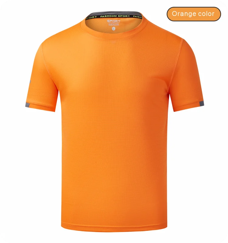 Sports Quick Drying Logo Customized T-shirt with Cool and Breathable Group Embroidery Brand Printing DIY