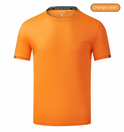 Sports Quick Drying Logo Customized T-shirt with Cool and Breathable Group Embroidery Brand Printing DIY