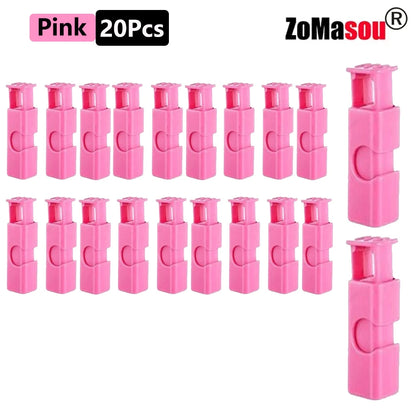 50/1Pcs Reusable Food Sealing Clips Bread Storage Bag Clips For Snack Wrap Bags Spring Clamp Kitchen Organization Sealing Clamp