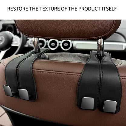 Car Seat Hooks For Headrest Small Car Back Seat Hanger Car Purse Hook Seatback Bag Holder Car Interior Accessories For Purse