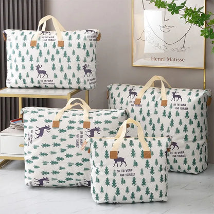 Large Capacity Multifunction Organizer Tote Bag for Clothes And Blankets Toy Storage Home Organization