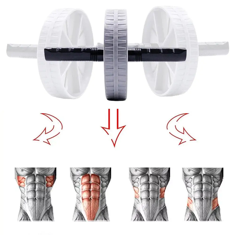 Fitness Roller Home Fitness Roller Silent Fitness Core Fitness Training Equipment Muscle Strengthening Strength Tools Sport N7T5