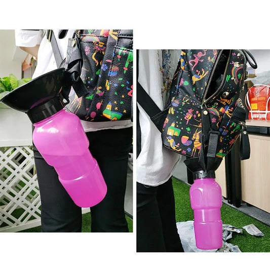 Portable Dog Water Bottle, Drink Cup & Bowl The Perfect Accessory for Outdoor Walks and Adventures with Your Pet!