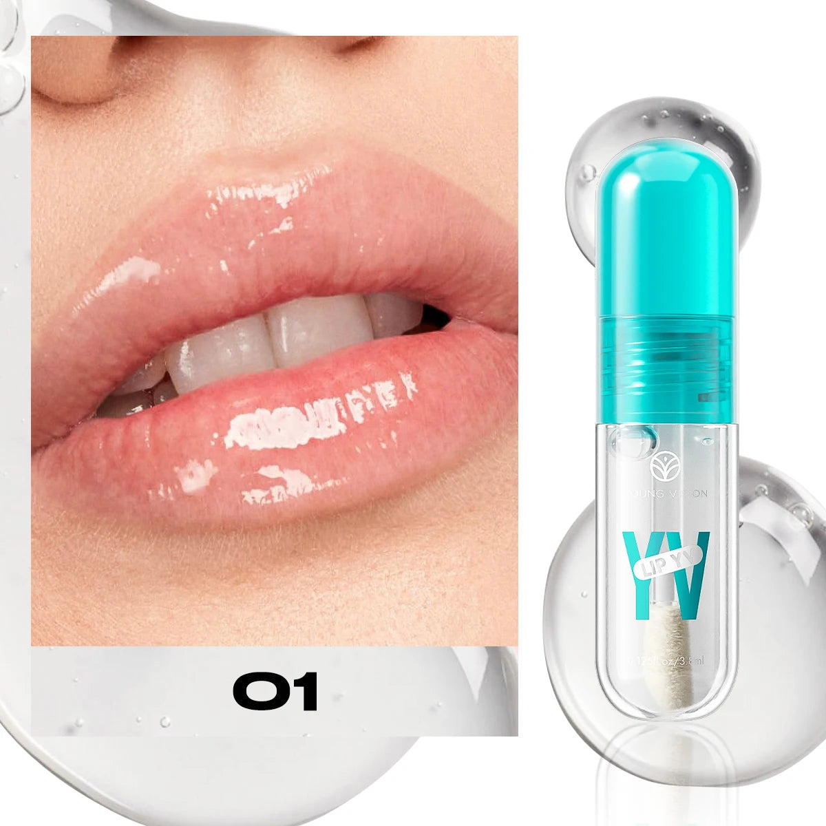 YOUNG VISION 6-Shade Avocado Long-Lasting Moisturizing Lip Stain is lightweight, non-sticky, non-stick cup lip stain