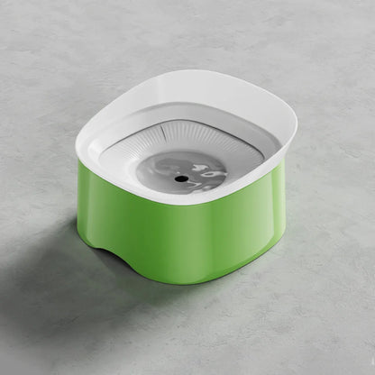 Spill-Proof Dog Floating Bowl No Wet Mouth Detachable Pet Water Dispenser Plastic Large Capacity Automatic Drinking Bowl Home