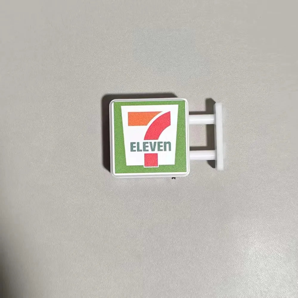 Creative Fridge Magnets 3D Freezer Shop Cabinet Miniature Toy Display Models Mini Decoration Simulation Toy Refrigerator Sticker