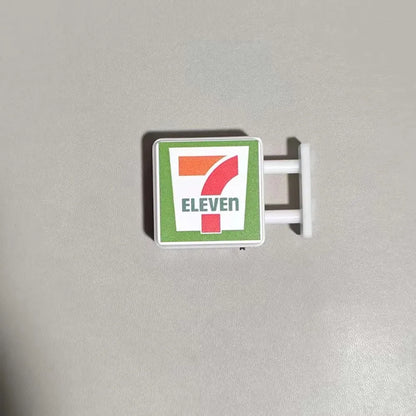 Creative Fridge Magnets 3D Freezer Shop Cabinet Miniature Toy Display Models Mini Decoration Simulation Toy Refrigerator Sticker