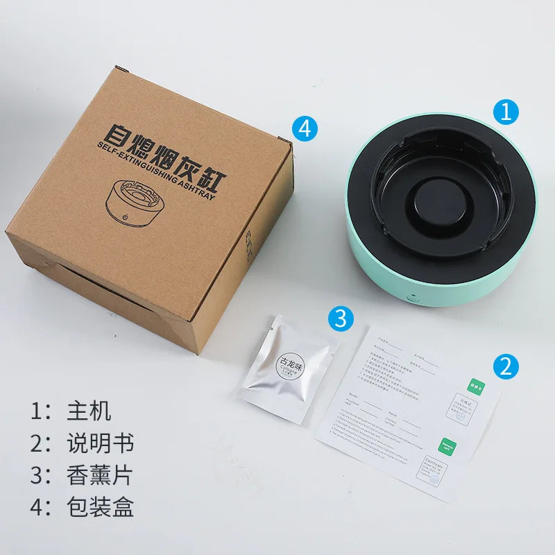 Smart Air Purifier for Smoke Odor Removal with Multi Filtration System Indoor Office Living Room Ashtrays Smoking Accessories