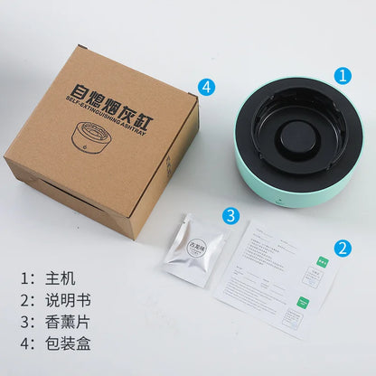 Smart Air Purifier for Smoke Odor Removal with Multi Filtration System Indoor Office Living Room Ashtrays Smoking Accessories