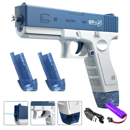 Electric Water Gun Toy Portable Automatic  Electric Burst Water Gun Kids Outdoor Water Toys