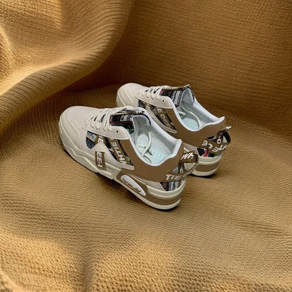 2025 new men's shoes for spring, breathable, niche, trendy, versatile, casual board shoes, height increasing sports shoes