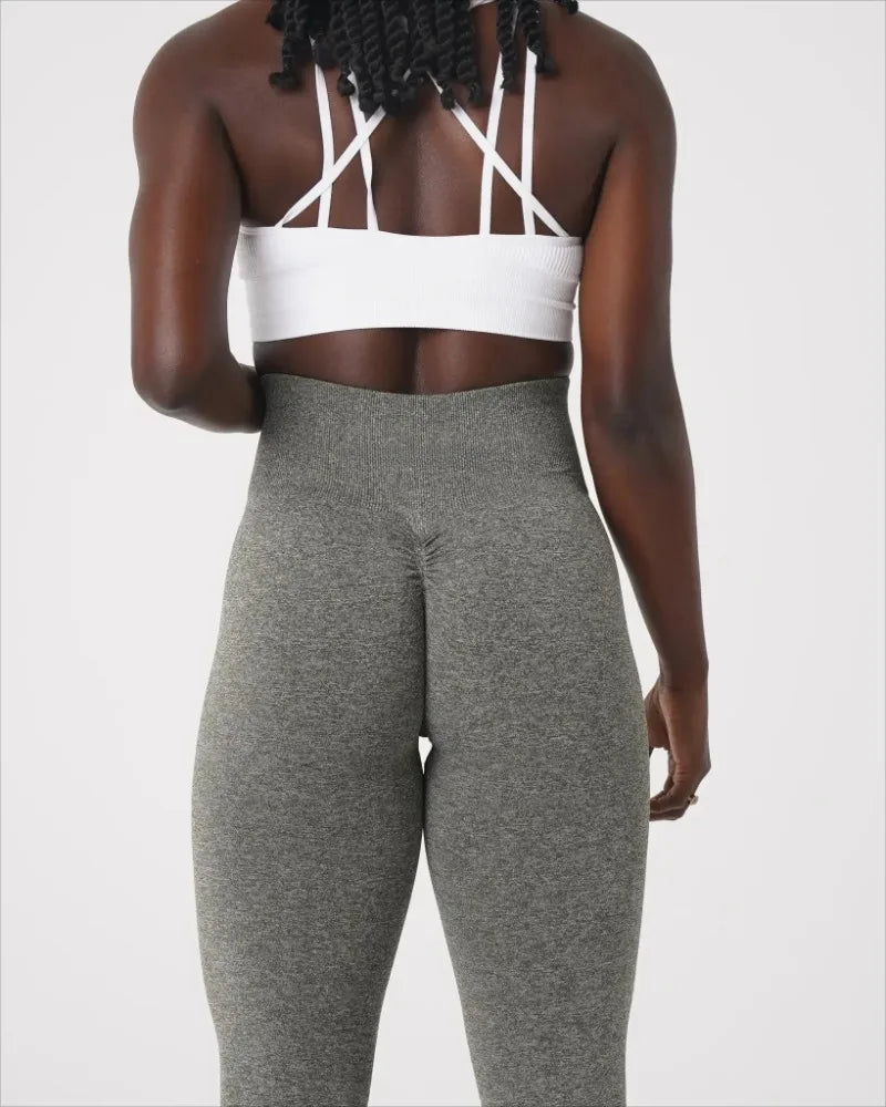 Speckled Scrunch Seamless Leggings Women Soft Workout Tights Fitness Outfits Yoga Pants Gym Wear