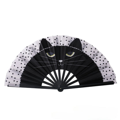 Boots The Ground Hand Fan Foldable Country Line Dance Fan Portable Large Popping Fan For Dance Practice Party Performance