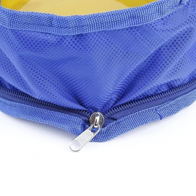 1100ML Large Capacity Dog Drinking Water Container Foldable Dog Water Bowl Food Storage Bag Outdoor Hiking Folding Pet Bowl