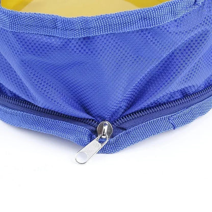 1100ML Large Capacity Dog Drinking Water Container Foldable Dog Water Bowl Food Storage Bag Outdoor Hiking Folding Pet Bowl