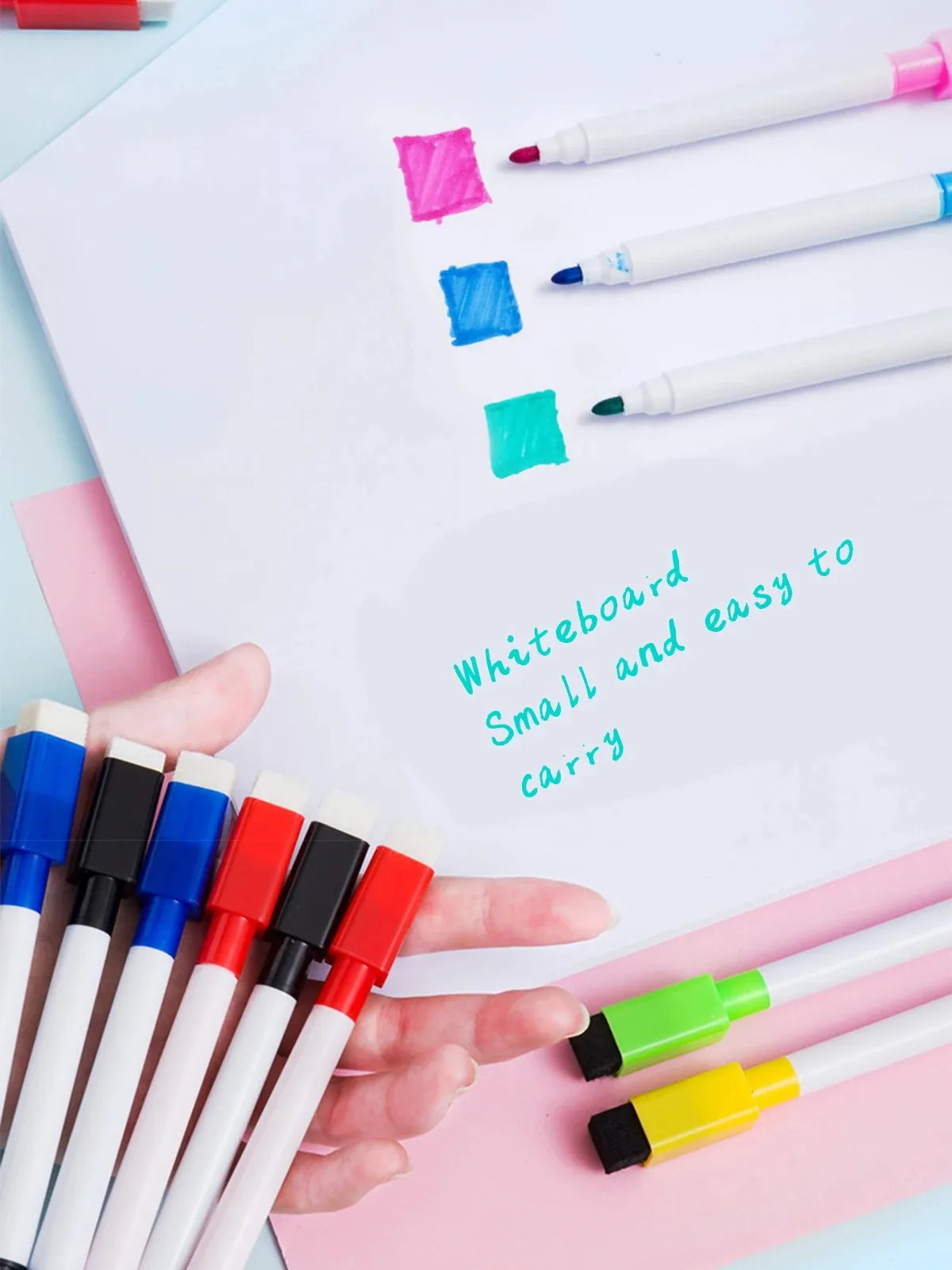 Multi-color optional magnetic whiteboard pens can absorb erasable markers office cultural and educational supplies